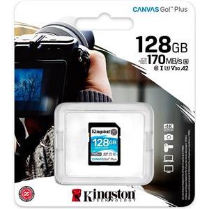 Kingston Canvas Go! Plus SD, R170MB/W90MB, 128GB