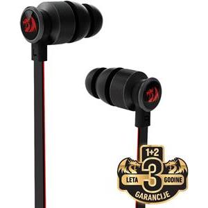 Slušalice REDRAGON Thunder Pro E200, in-ear, mikrofon, crvene