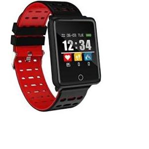 Sportski sat MEANIT Smart watch M7, HR, pametne obavijesti, crno/crvena i crno/plava narukvica