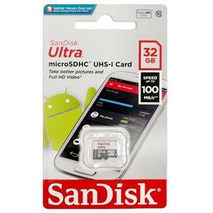 SANDISK MEMORIJSKA KARTICA MicroSDHC ULTRA 100MB/s 32GB C10 TF