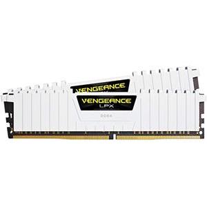 Memorija PC-25600, 16 GB, CORSAIR CMK16GX4M2B3200C16W Vengeance LPX White, DDR4 3200Mhz, 2x8GB kit