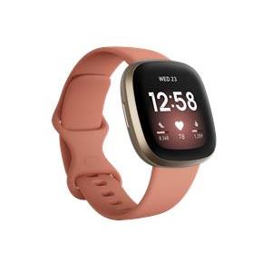 Pametni sat FITBIT Versa 3, HR, GPS, pametne obavjesti, rozo/zlatni
