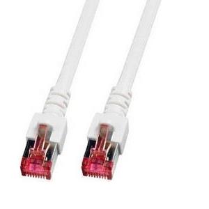 S/FTP prespojni kabel Cat.6 LSZH Cu AWG27, bijeli, 0,5 m