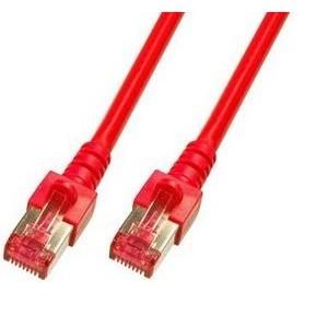 S/FTP prespojni kabel Cat.6 LSZH Cu AWG27, crveni, 1,0 m