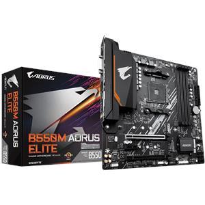 Gigabyte B550M AORUS ELITE - 1.0 - Motherboard - micro ATX - Socket AM4 - AMD B550