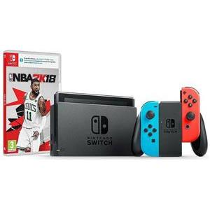 Igraća konzola NINTENDO Switch, Red & Blue Joy-Con HAD, NBA 2K18