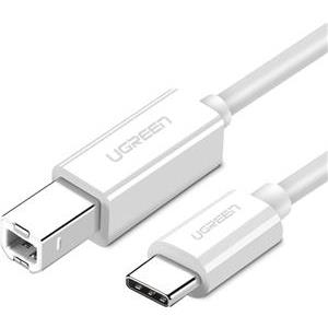 Ugreen USB-C to USB 2.0 printer cable 1.5m white