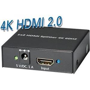 Transmedia 4K HDMI 2.0 Splitter 1:2