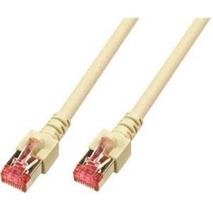 S/FTP prespojni kabel Cat.6 LSZH Cu AWG27, sivi, 1,0 m