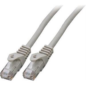 U/UTP prespojni kabel Cat.6 LSZH CCA AWG24, sivi, 0,5 m
