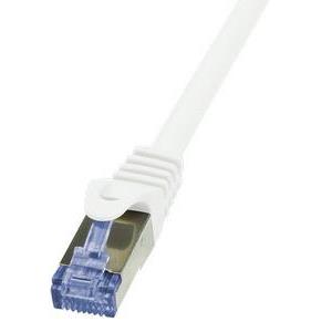 S/FTP prespojni kabel Cat.6a LSZH Cu AWG26, bijeli, 2,0 m