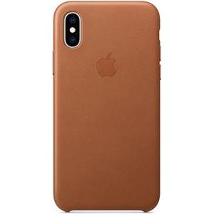 Apple iPhone XS Leather Case - Saddle Brown