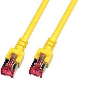 S/FTP prespojni kabel Cat.6 LSZH Cu AWG27, žuti, 10,0 m