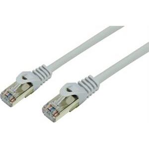 U/UTP prespojni kabel Cat.5e PVC CCA AWG26, sivi, 7,5m