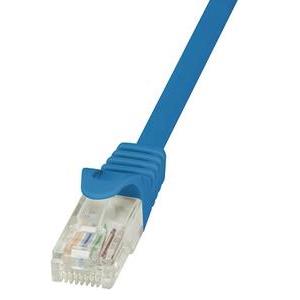 U/UTP prespojni kabel Cat.5e PVC CCA AWG26, plavi, 5,0m