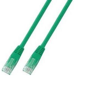 U/UTP prespojni kabel Cat.5e PVC CCA AWG24, zeleni, 3,0 m