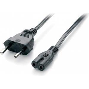 Kabel za napajanje, EURO M (ravni) -> IEC320 C7 Ž 1,8 m, crni