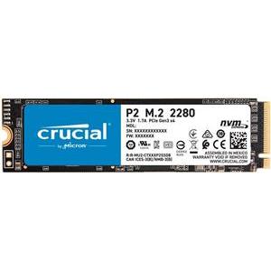 Crucial SSD 1000GB P2 M.2 NVMe PCIEx4 80mm Micron 3D NAND 2300/1150 MB/s, 5yrs, CT1000P2SSD8