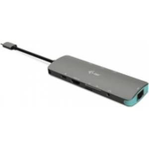 i-Tec USB-C Metal Nano Docking Station 4K HDMI LAN + Power Delivery - docking station - HDMI