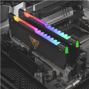 Patriot Viper Steel RGB Kit 16GB (2x8GB) DDR4-3200 DIMM PC4-25600 CL18, 1.35V, PVSR416G320C8K