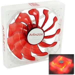 Ventilator LC POWER LC-CF-120-PRO-RED Airazor, 120mm, 500-1200 okr/min
