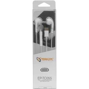 SBOX in-ear slušalice s mikrofonom EP-TC055 bijele