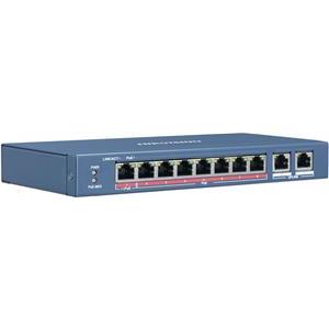 HikVision 8-Port 100Mbps RJ45 PoE (110W) 2x GbE RJ45 Unmanaged Switch