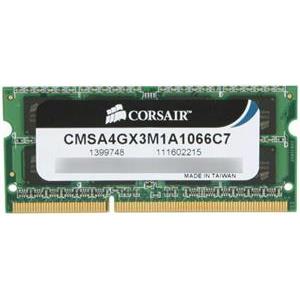 Memorija CORSAIR Mac Memory - DDR3 - 4 GB - SO-DIMM 204-pin, CMSA4GX3M1A1066C7