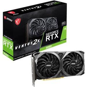 MSI GeForce RTX 3060 VENTUS 2X 12G OC, GeForce RTX 3060, 12 GB, GDDR6, 192 bit, 7680 x 4320 pixels, PCI Express 4.0 