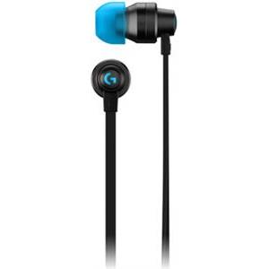 Slušalice LOGITECH Gaming G333, in-ear, adapter USB-C, crne