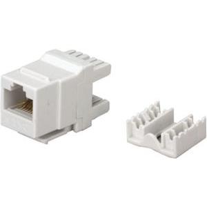 NaviaTec Cat6 RJ45 keystone jack 180 degree type