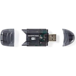 Čitač kartica NEDIS CRDRU2100BK,Multicard, USB 2.0, crna