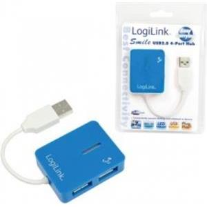 LogiLink Smile USB2.0 4-Port Hub - hub - 4 ports