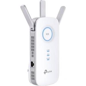 TP-Link AC1900 Wi-Fi Range Extender 600 Mbps at 2.4 GHz + 1300 Mbps at 5 GHz; 3 × External Antennas, 1 × Gigabit Port, Wall Plugged; Tether App, WPS, Intelligent Signal Light, Access Control, Power Sc