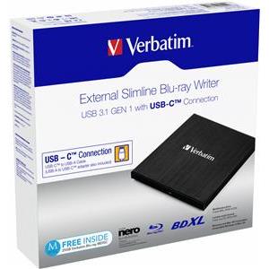 Verbatim Slimline - BDXL drive - SuperSpeed USB 3.1 Gen 1 - external