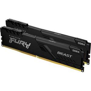 Kingston DRAM 64GB 3200MHz DDR4 CL16 DIMM (Kit of 2) FURY Beast Black, KF432C16BBK2/64