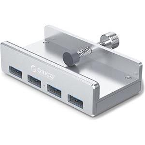 USB hub ORICO MH4PU-P-SV, 4-portni, USB 3.0, srebrni