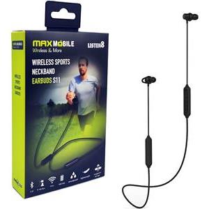 MAXMOBILE SLUŠALICE BLUETOOTH S11 STEREO crna