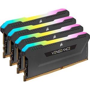 CORSAIR Vengeance RGB PRO SL - DDR4 - kit - 32 GB: 4 x 8 GB - DIMM 288-pin - 3600 MHz / PC4-28800, CMH32GX4M4D3600C18