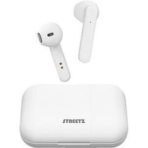 Slušalice STREETZ TWS-1105, mikrofon, Bluetooth, TWS, bijele