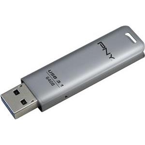 USB stick PNY Elite Steel, 64GB, USB3.1, metalni