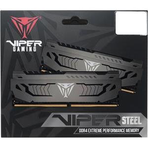 Patriot Viper Steel Kit 16GB (2x8GB) DDR4-3600 DIMM PC4-28800 CL18, 1.35V, PVS416G360C8K