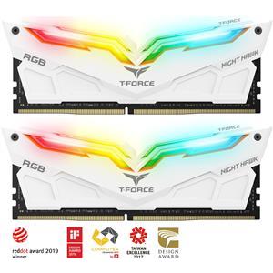 Memorija Teamgroup Night Hawk RGB 16GB Kit (2x8GB) DDR4-3200 DIMM PC4-25600 CL16, 1.35V, TF2D416G3200HC16CDC01