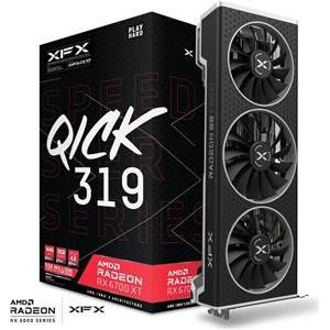 XFX Video Card AMD Radeon RX-6700XT QICK 319 BLACK, 12GB	192bit GDDR6 2622 / 16000, PCI-E 4, 3x DP, HDMI, Triple Fan, 2.7 slot