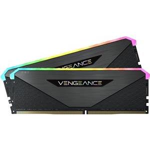 CORSAIR Vengeance RGB RT - DDR4 - kit - 32 GB: 2 x 16 GB - DIMM 288-pin - 3600 MHz / PC4-28800, CMN32GX4M2Z3600C18