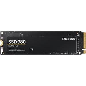 Samsung SSD 980 1TB M.2 PCIE Gen 3.0 NVME PCIEx4, 3500/3000 MB/s, 600TBW, 5yrs, MZ-V8V1T0BW