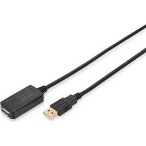 DIGITUS USB 2.0 Active Extension Cable - USB extender - USB, USB 2.0