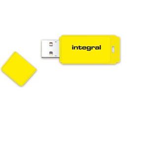 INTEGRAL NEON 8GB USB2.0 yellow memory stick