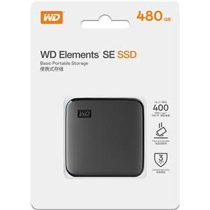 WD 480GB ELEMENTS SSD SE, USB 3.0, WDBAYN4800ABK