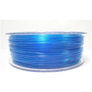 Filament for 3D, PET-G, 1.75 mm, 1 kg, blue transp